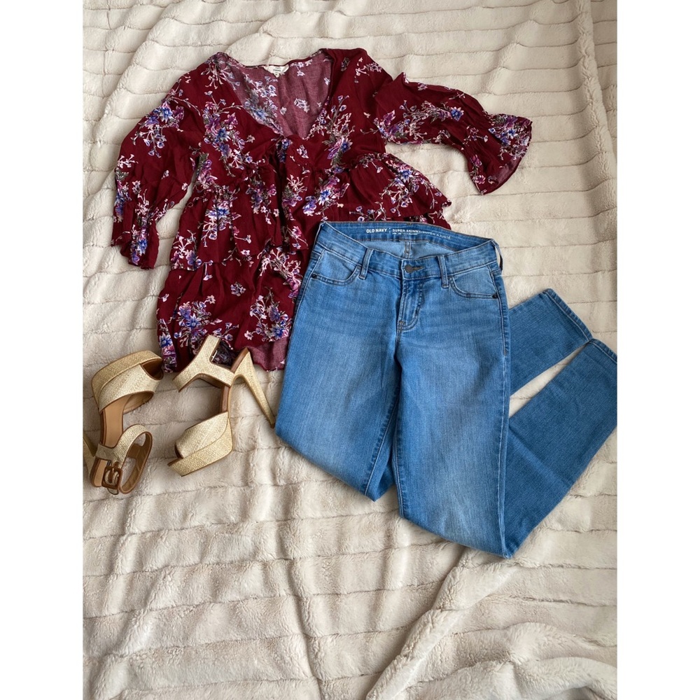 Old Navy Jeans (Super Skinny Mid-Rise)